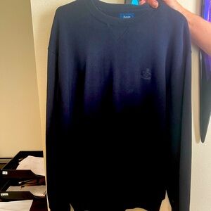 Faconnable crew neck sweater. Large. Dark blue.